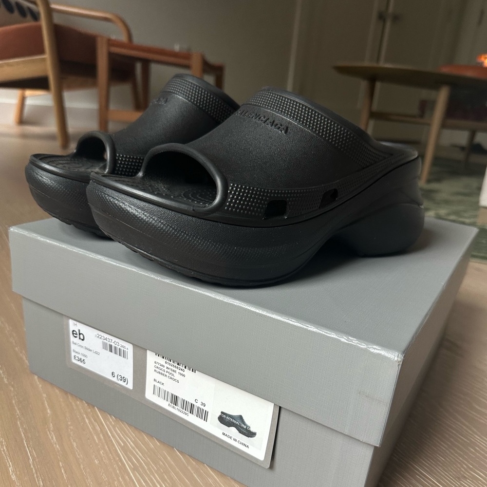 Balenciaga Crocs pool slide sandals